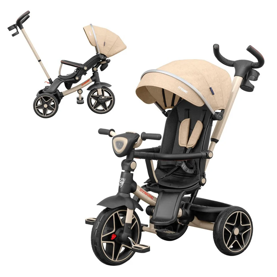 Детский трехколесный велосипед DYNAMIC Tilly T-3810 BEIGE, бежевый