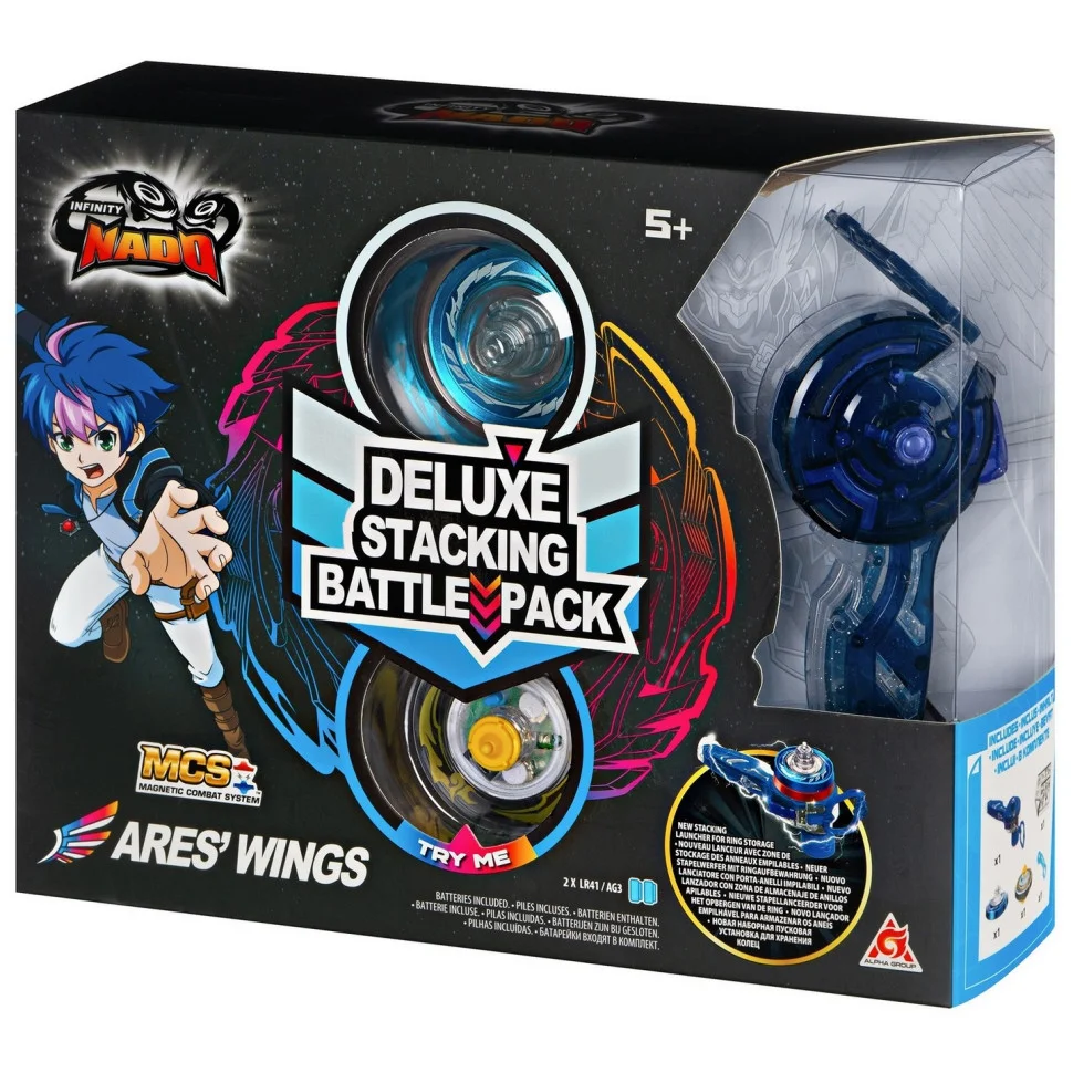 Дзиґа Auldey Infinity Nado V серія Deluxe Edition Ares' Wings Крила Ареса EU634401H