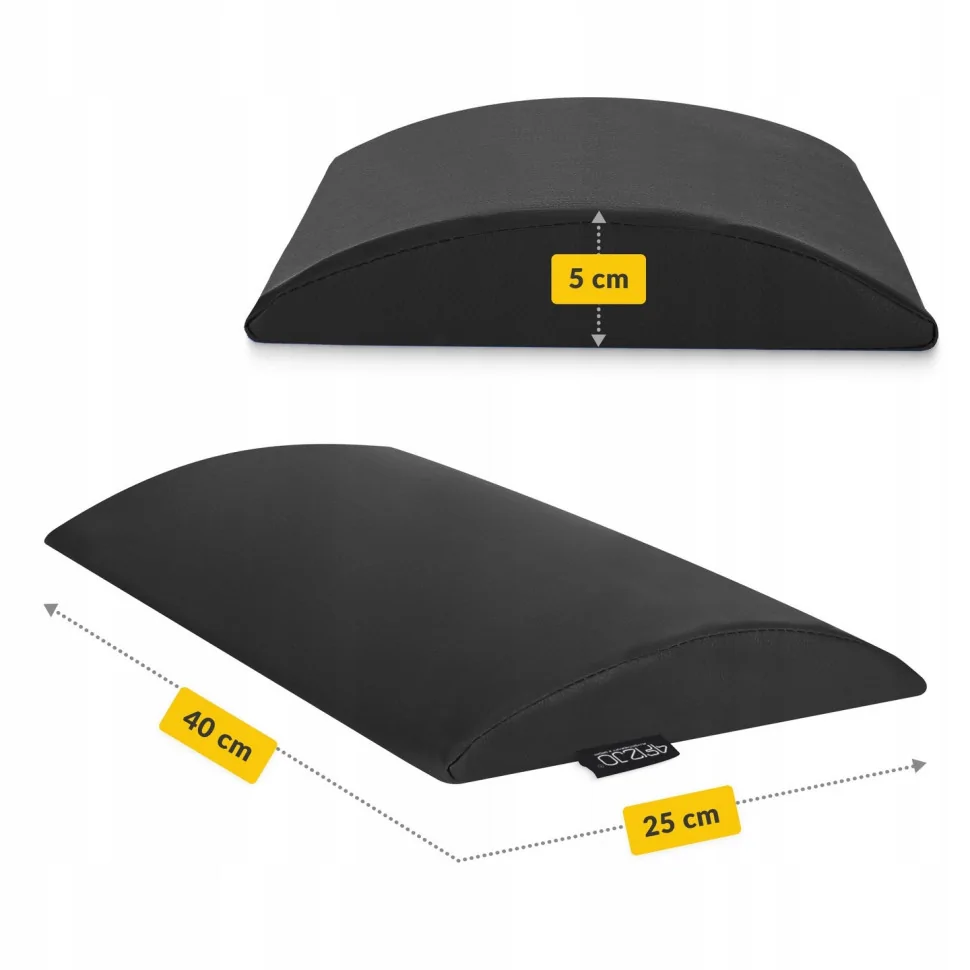 Полувалик для реабилитации и массажа 4FIZJO P-5905973403078 Black 40 x 25 x 5 см