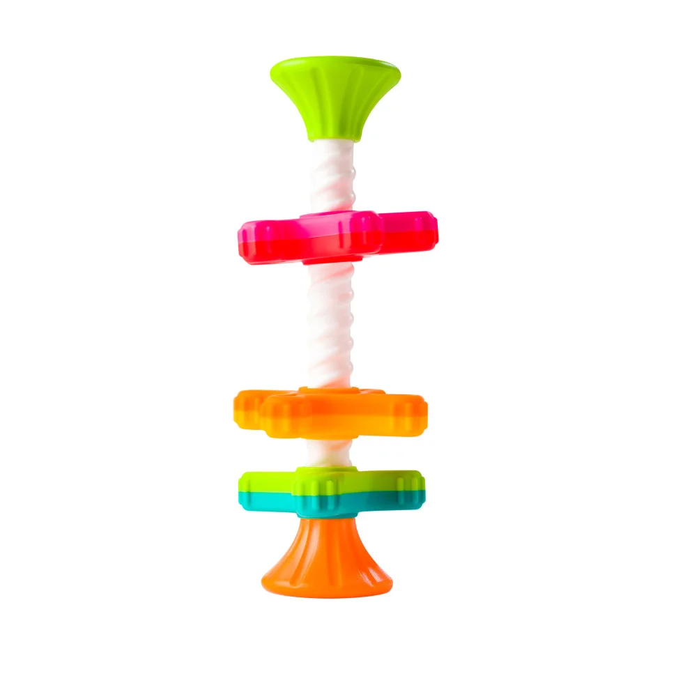 Пирамидка-спинер MiniSpinny Fat Brain Toys FA134-1 Тактильная 