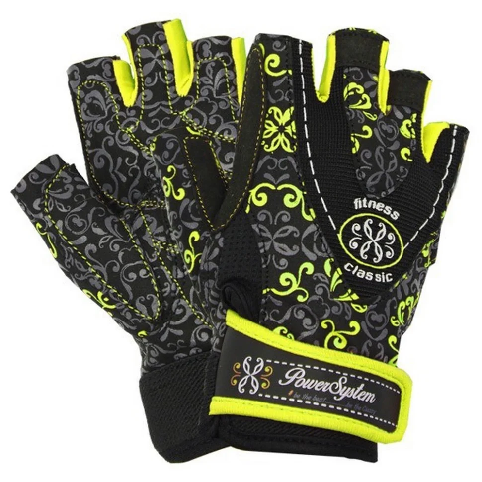 Рукавички для фітнесу Classy Power System PS_2910_M_Black/Yellow, Yellow, M