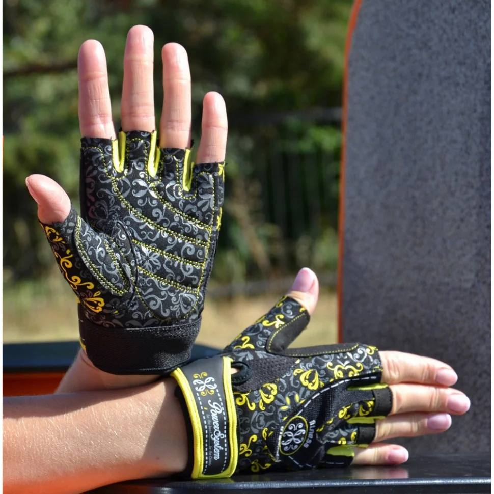 Рукавички для фітнесу Classy Power System PS_2910_M_Black/Yellow, Yellow, M