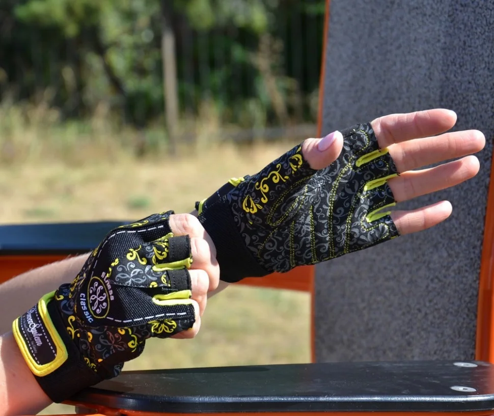 Рукавички для фітнесу Classy Power System PS_2910_M_Black/Yellow, Yellow, M