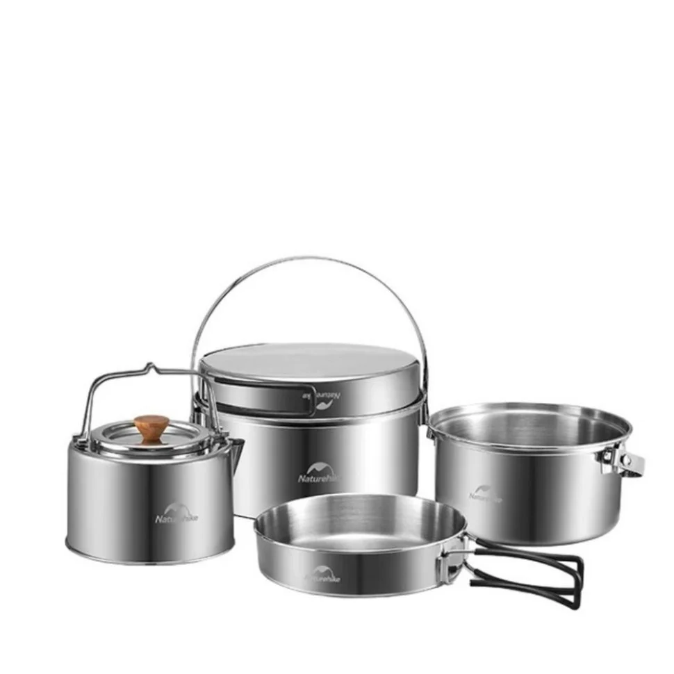 Набор посуды NH22CJ005 Naturehike 6927595708859 кастрюля, котелок, сковородка, чайник
