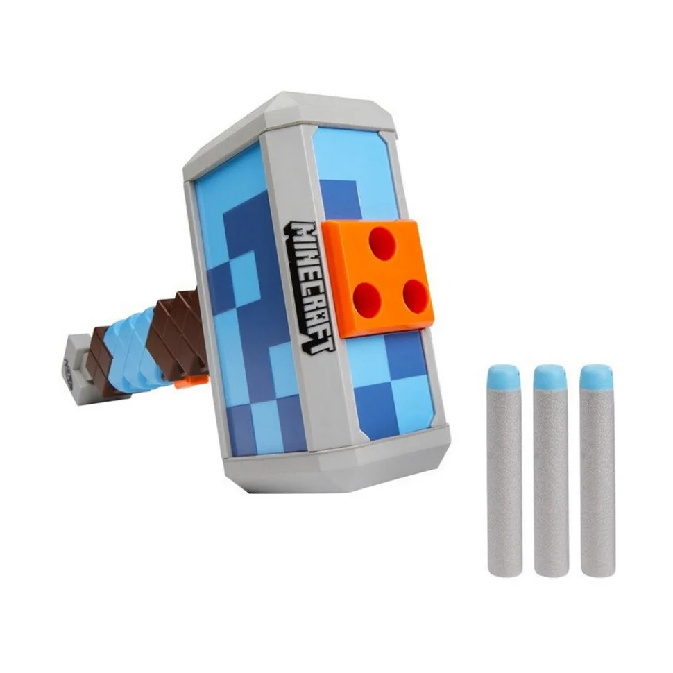 Бластер NERF Майнкрафт Молот Штормландер Hasbro F4416