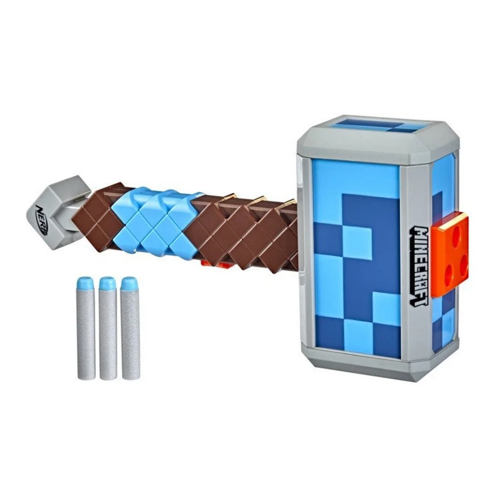 Бластер NERF Майнкрафт Молот Штормландер Hasbro F4416