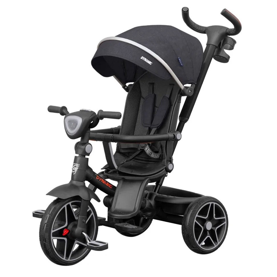 Детский трехколесный велосипед DYNAMIC Tilly T-3810 BLACK, черный