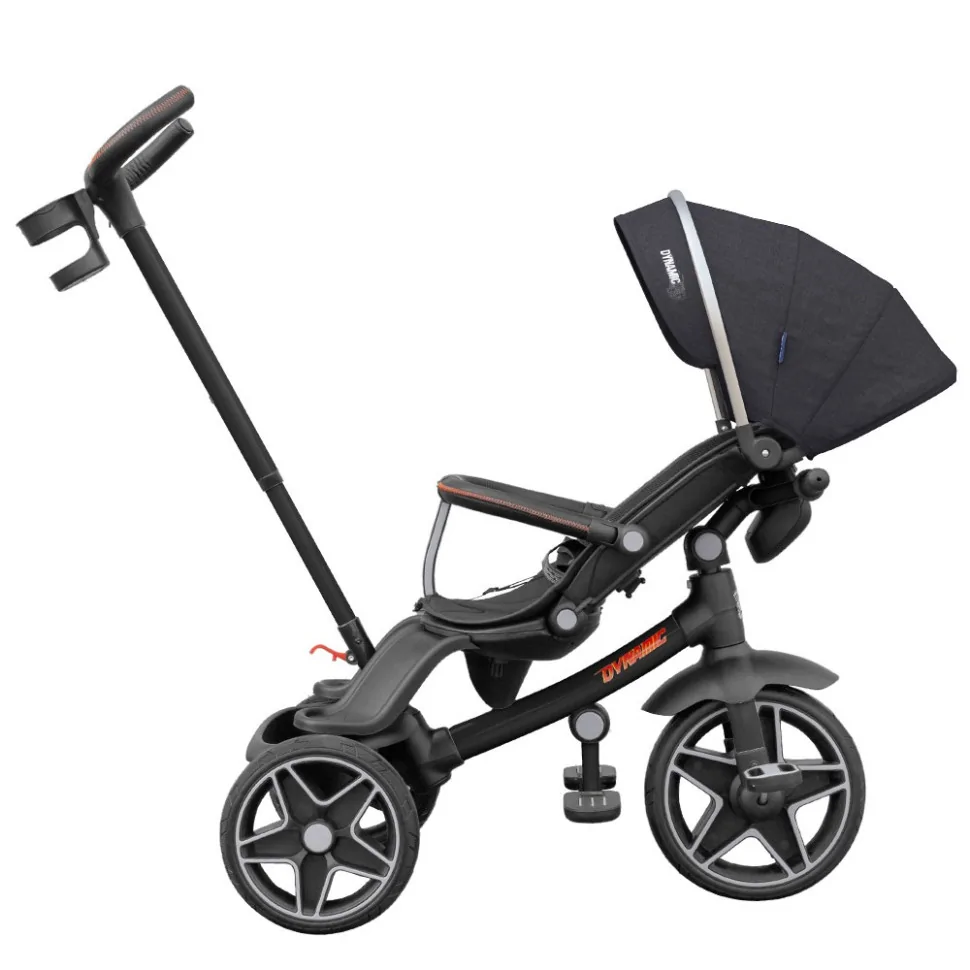 Детский трехколесный велосипед DYNAMIC Tilly T-3810 BLACK, черный