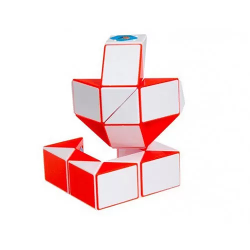 Змійка Рубіка біло-червона Smart Cube SCT402s