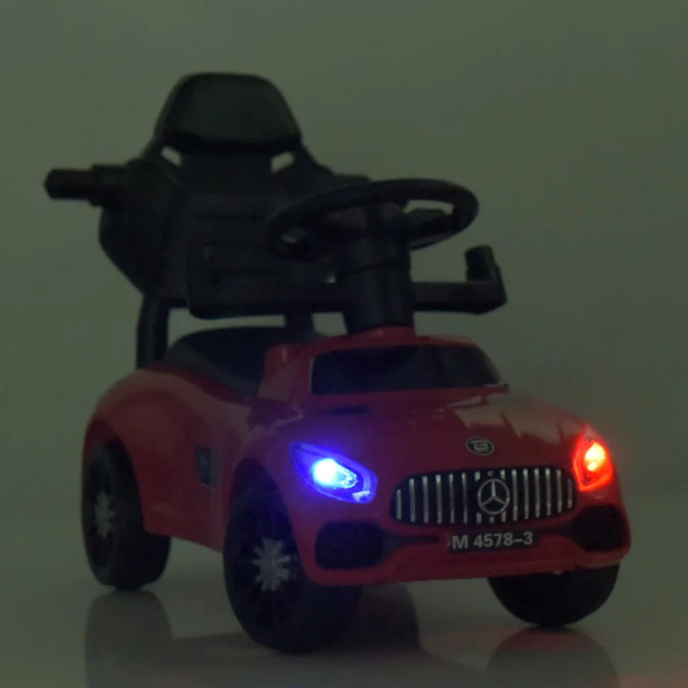 Каталка-толокар Bambi Racer M 4578-1 Білий музичний