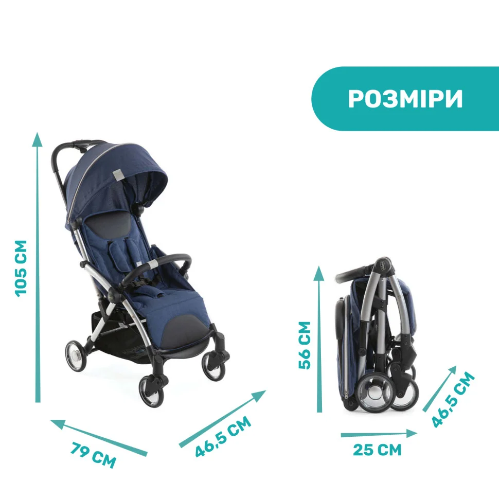 Прогулочная коляска Goody Plus Stroller Chicco 79877.51 до 22 кг
