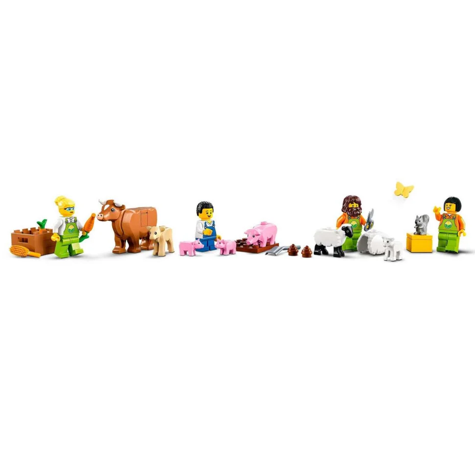 Конструктор LEGO City Farm Тварини на фермі та у хліві 60346