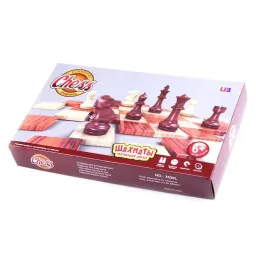 Настільна гра "Магнітні шахи" Chess magnetic wood-plastic UB 3520L 2 мішечка для фігур