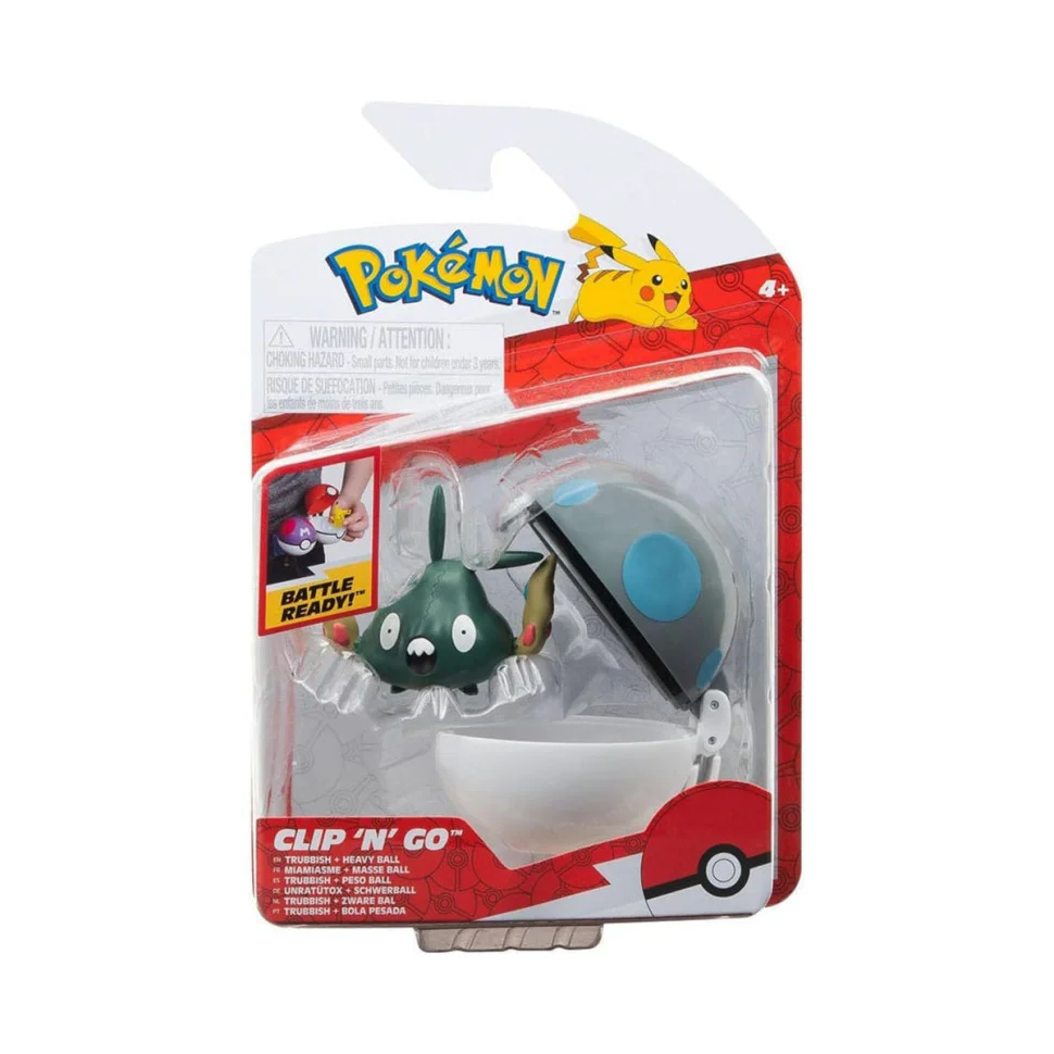Ігровий набір Траббіш у покеболі Pokemon W15 PKW3140 ігрова фігурка, покебол