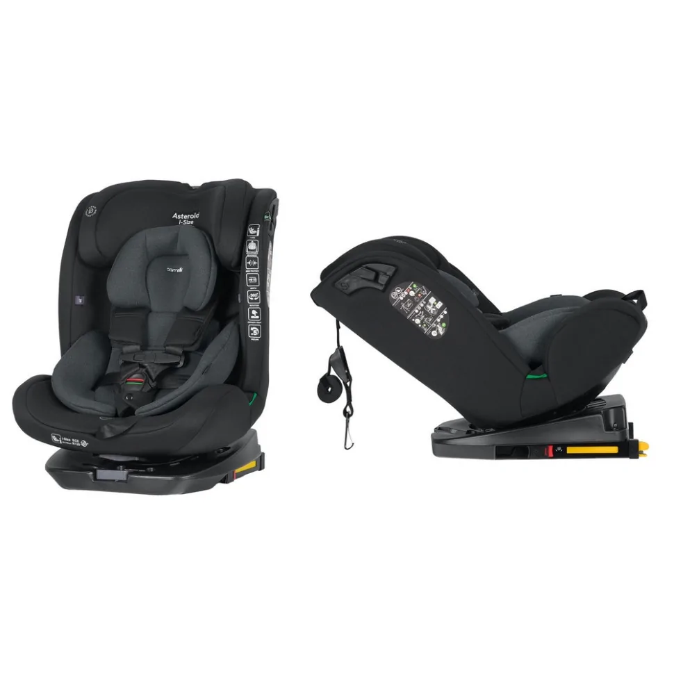 Детское автокресло Asteroid Carrello CRL-17001 Magnet Gray 40-150 см, Isofix