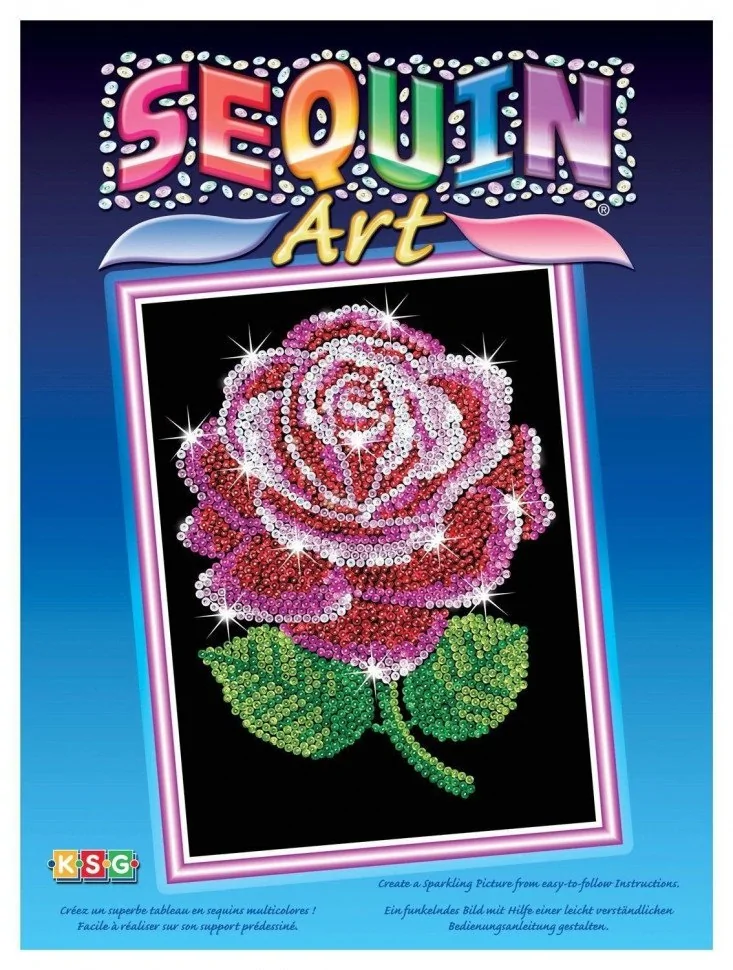 Набір для дитячої творчості Sequin Art BLUE Red Rose SA1001