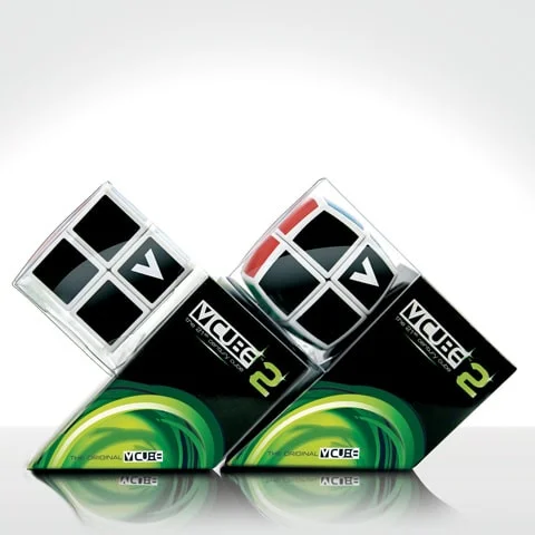 V-CUBE 2х2 white | Кубик 2х2 белый плоский 00.0028