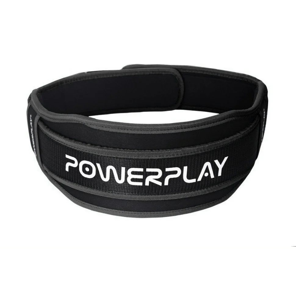 Пояс неопреновий для важкої атлетики Power Play PP_5546_M_Black, Black, M