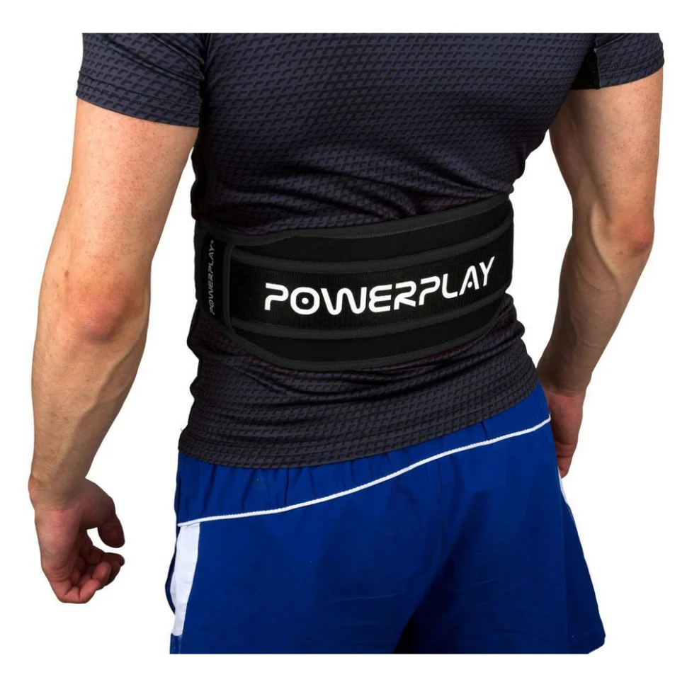 Пояс неопреновий для важкої атлетики Power Play PP_5546_M_Black, Black, M