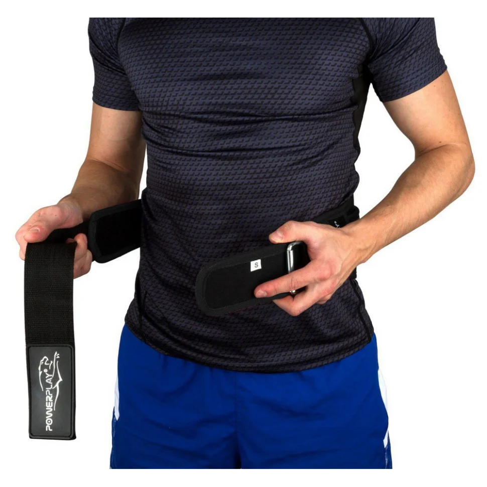 Пояс неопреновий для важкої атлетики Power Play PP_5546_M_Black, Black, M