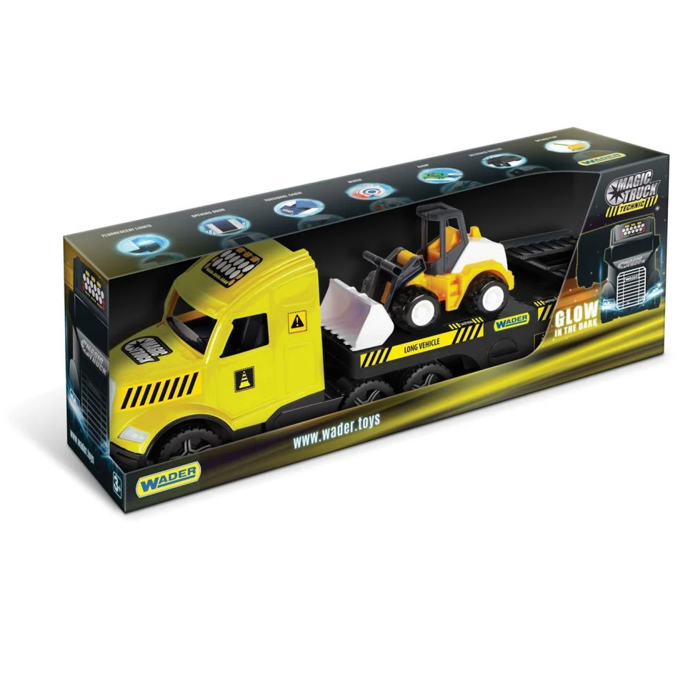 Дитяча машинка Magic Truck Technic Wader 36430 З бульдозером