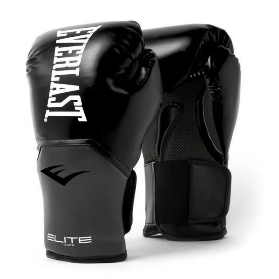 Боксерські рукавиці ELITE TRAINING GLOVES Everlast 870270-70-816 чорний, сірий 16  унцій