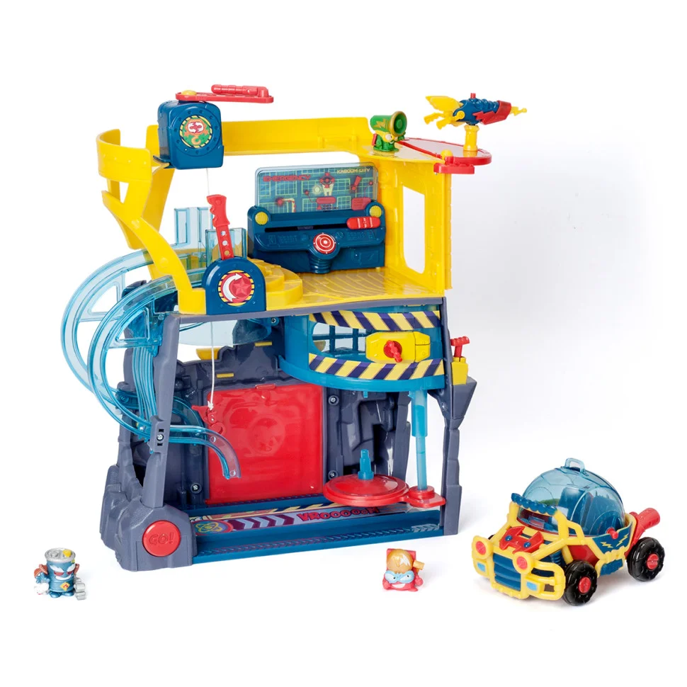 Ігровий набір Штаб-квартира Superthings S SPSTSP112IN40 штаб, машина, 3 фігурки