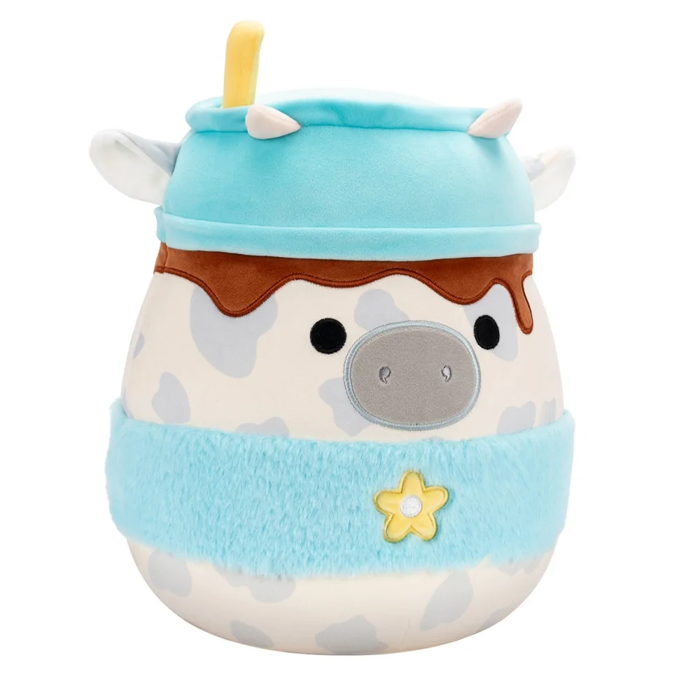 Дитяча м'яка іграшка Сіра корівка Squishmallows SQER01263, 30 см