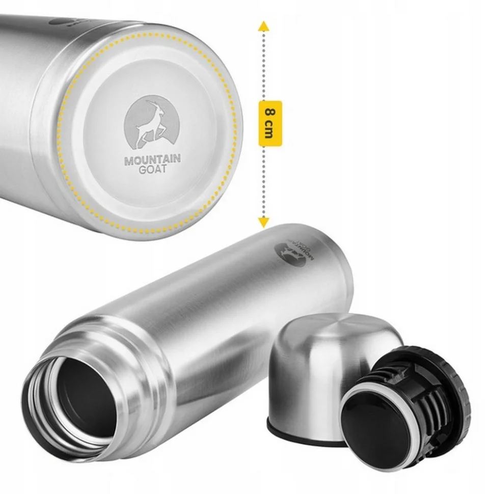 Термос туристичний Mountain Goat P-5907739315755 Silver 1 л