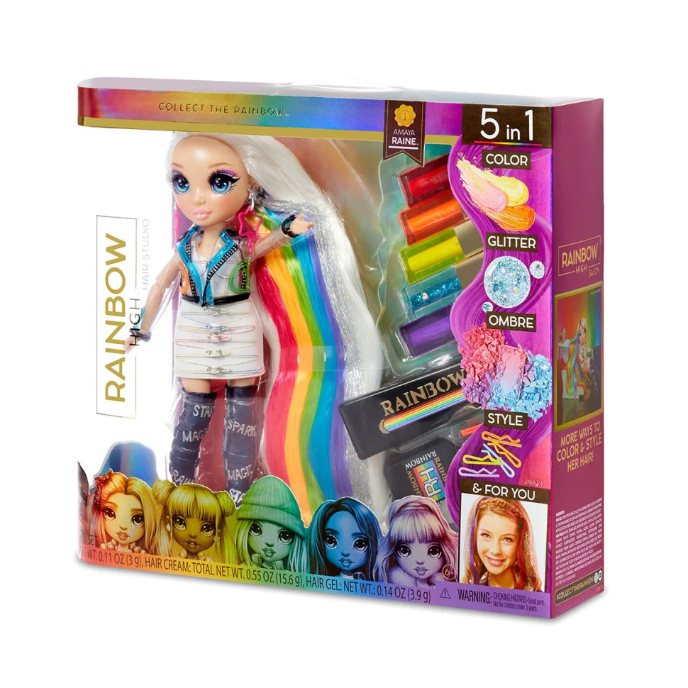 Кукла детская Стильная прическа Rainbow High 569329 с аксессуарами