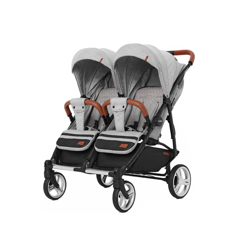 Коляска універсальна CARRELLO Connect CRL-5502/1 Rock Gray для двійні