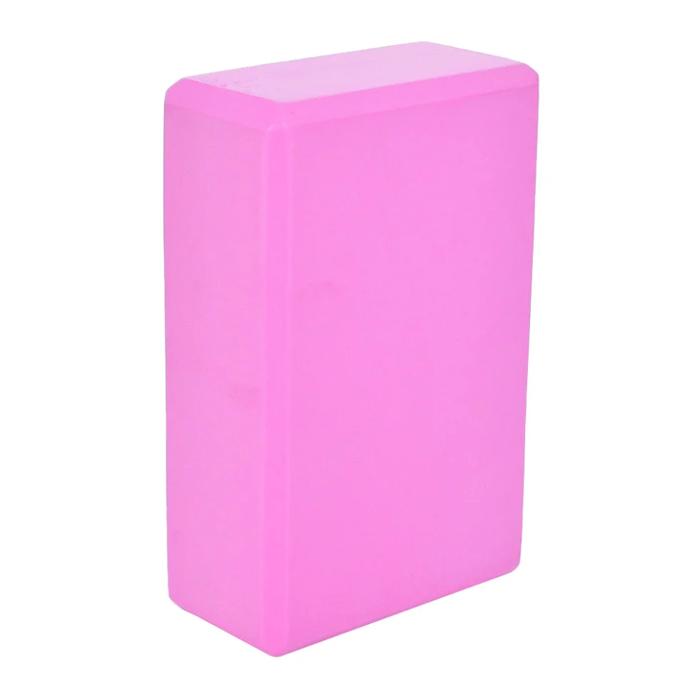 Блок для йоги Bambi MS 0858-2-P  22,5 x 15 x 8 см, розовый