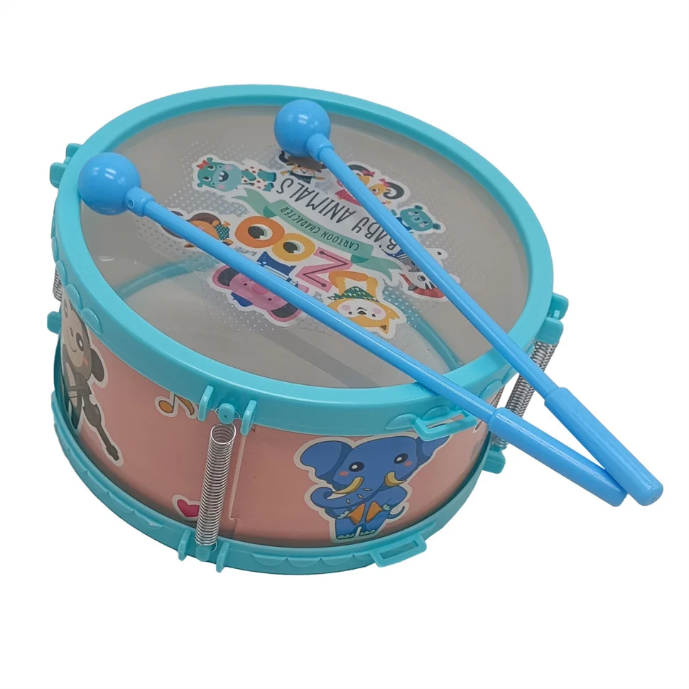Детская игрушка Барабан Bambi 168-17C(Turquoise) палочки 2 шт 20 см