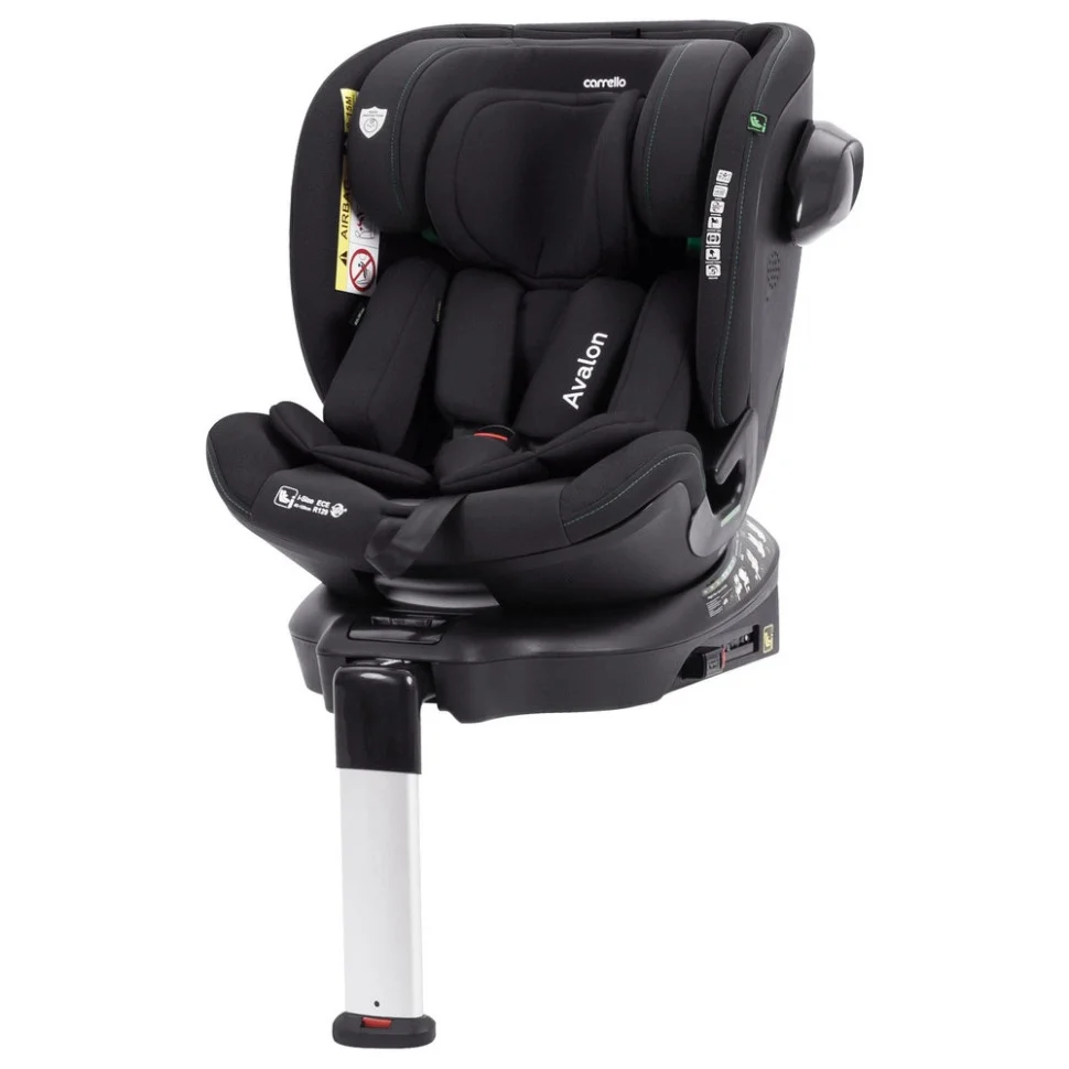 Автокрісло дитяче Avalon CARRELLO CRL-8805 Absolute Black, i-Size 40-150 см, ISOFIX