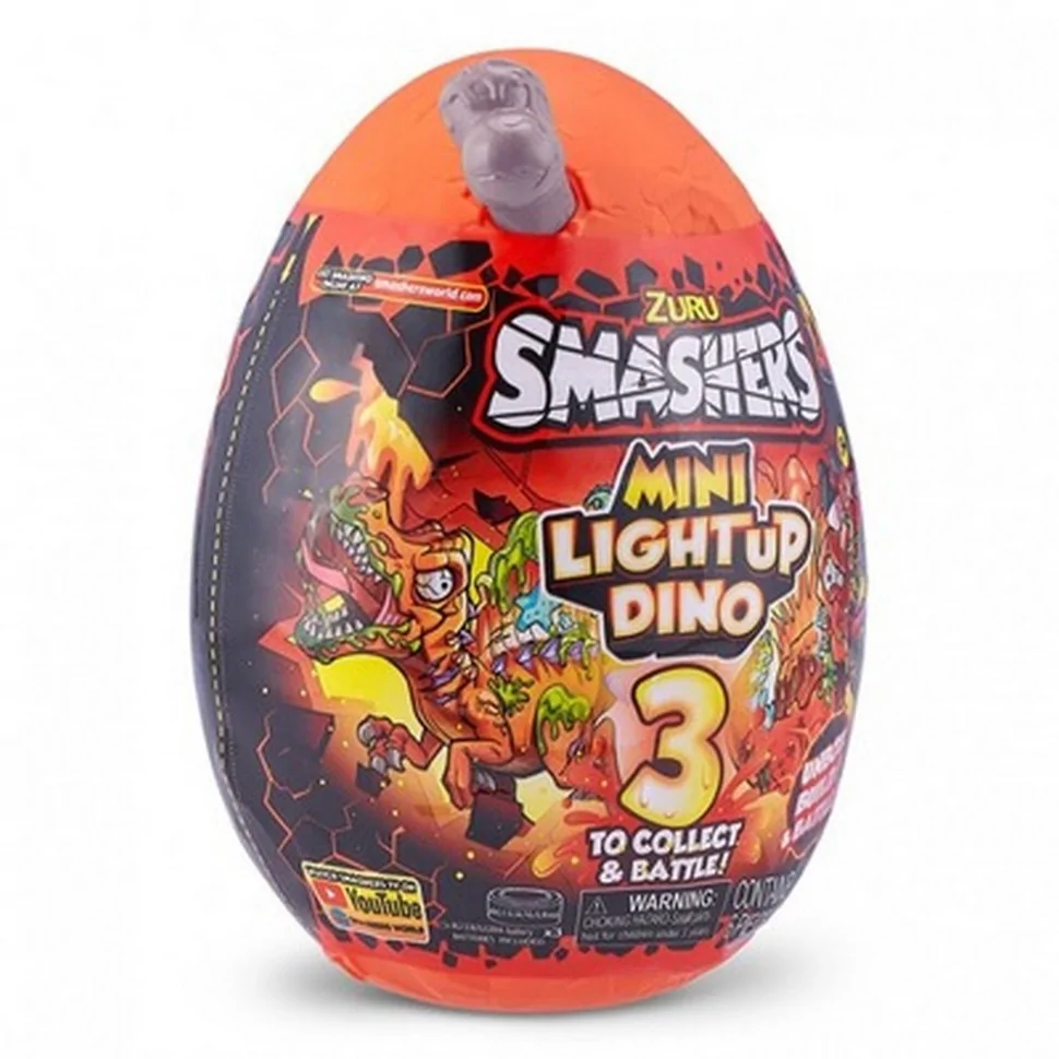 Ігровий набір SMASHERS 7473D, Light-Up Dino Mini з аксесуарами-D (серія 4)