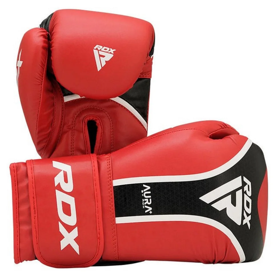 Боксерские перчатки AURA PLUS T-17 RDX Inc Limited BGR-T17RB-12OZ+ Red/Black 12 унций (капа в комплекте)