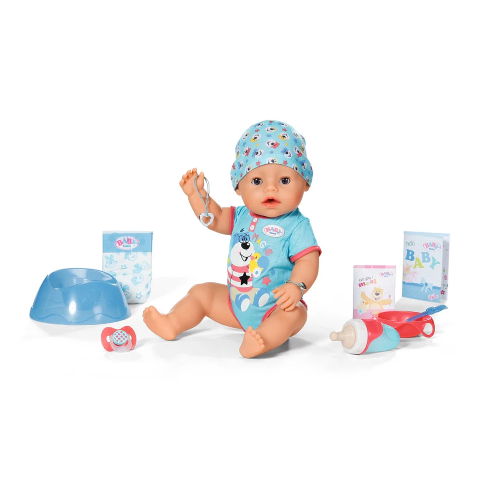 Кукла-пупс Очаровательный мальчик Baby Born 834992, 43 см, с аксессуарами