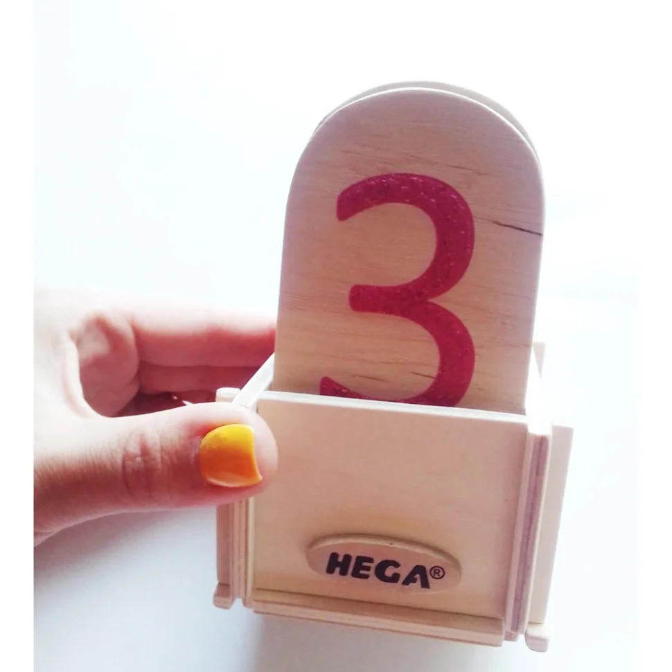 Сенсорний набір Цифри і Точки за методикою Монтессорі №1 HEGA 66HG