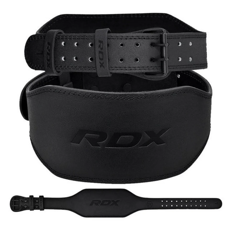 Пояс для важкої атлетики 6 RDX Inc Limited WBS-6FB-S, шкіряний, Black, S