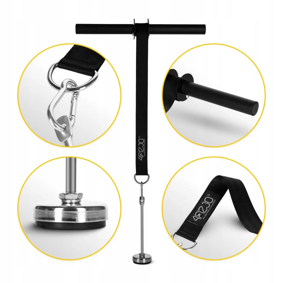 Тренажер для запястий и предплечий Wrist Roller 4FIZJO P-5905973400350 Black 