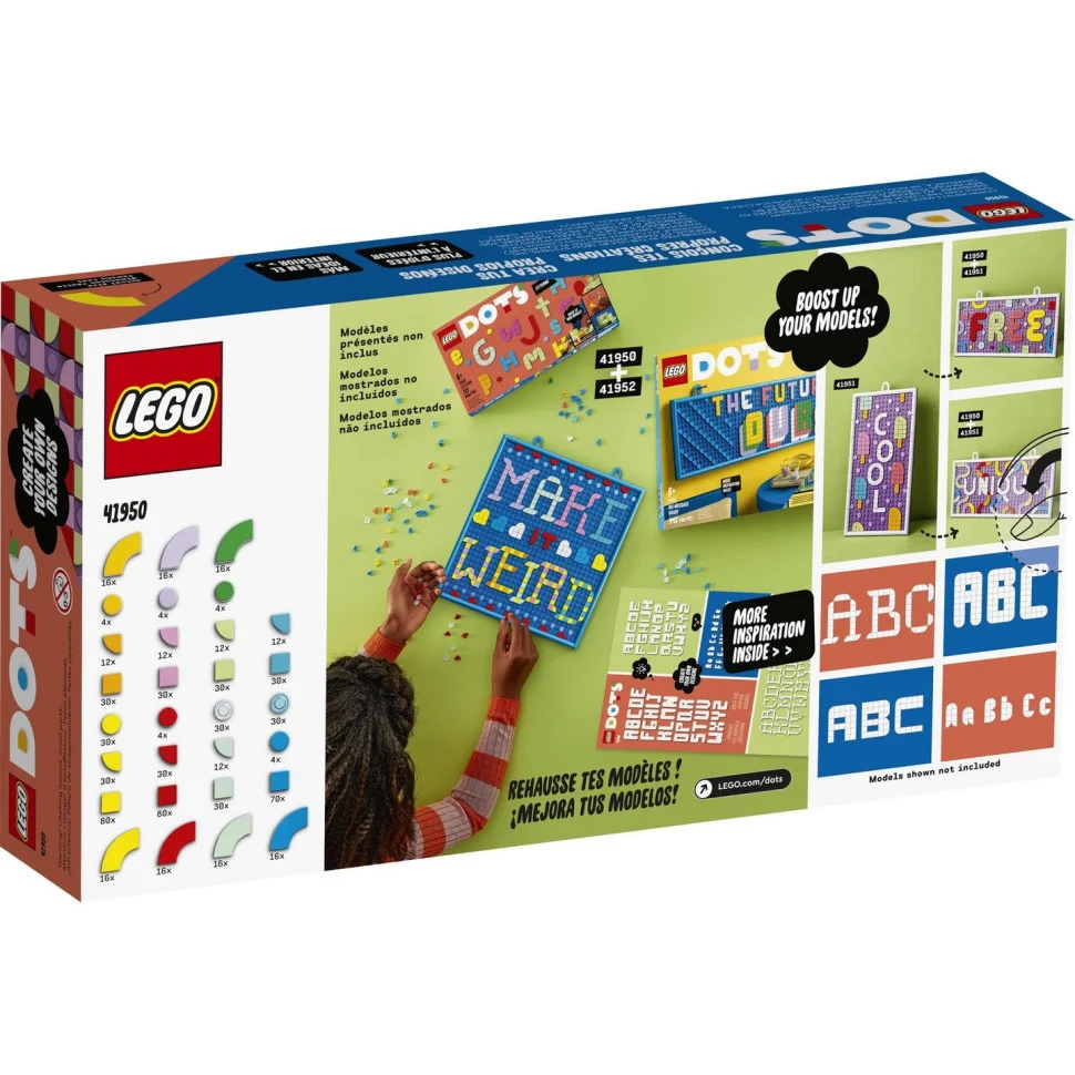 Конструктор LEGO DOTS Большой набор тайлов: буквы 41950