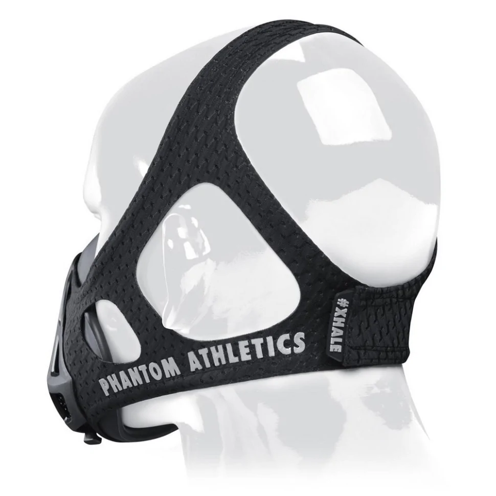Маска для тренування дихання Training Mask Phantom PHMASK1000-M Black, M