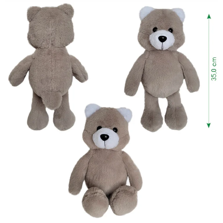 Игрушка мягконабивная пушистый Мишка Macik МС 080501-11 35 см