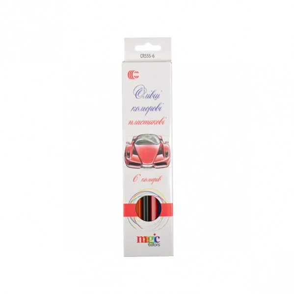 Олівці 6 кольорів COLOR-IT CR555-6 White Night 