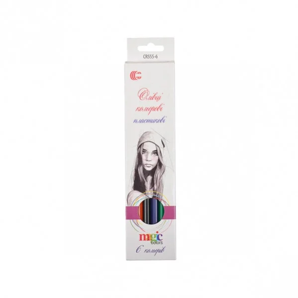 Олівці 6 кольорів COLOR-IT CR555-6 White Night 