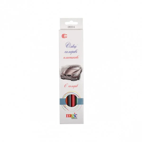 Олівці 6 кольорів COLOR-IT CR555-6 White Night 