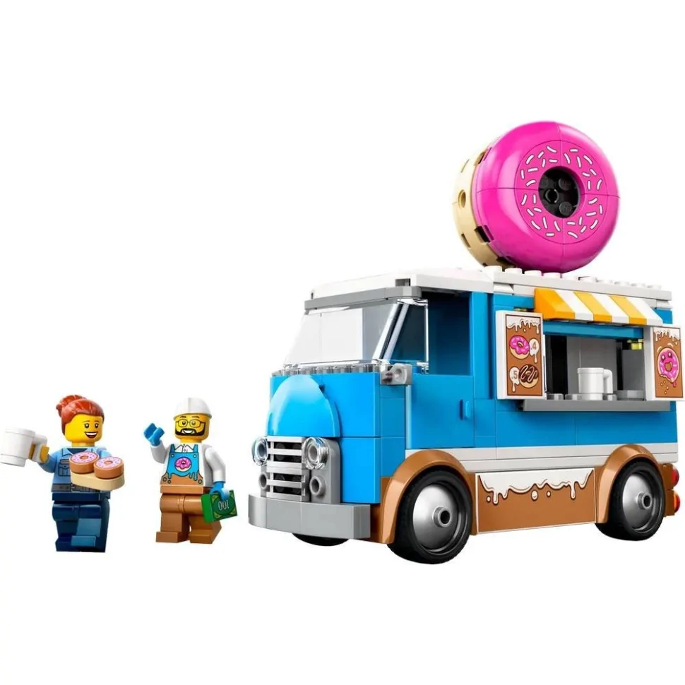 Конструктор Вантажівка з пончиками LEGO 60452, 196 деталей