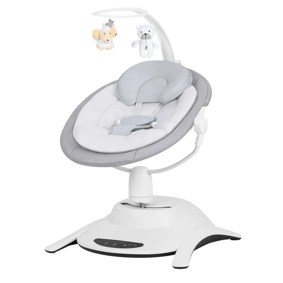 Дитяча люлька-гойдалка Adora Carrello CRL-10305 Ice Grey, до 15 кг