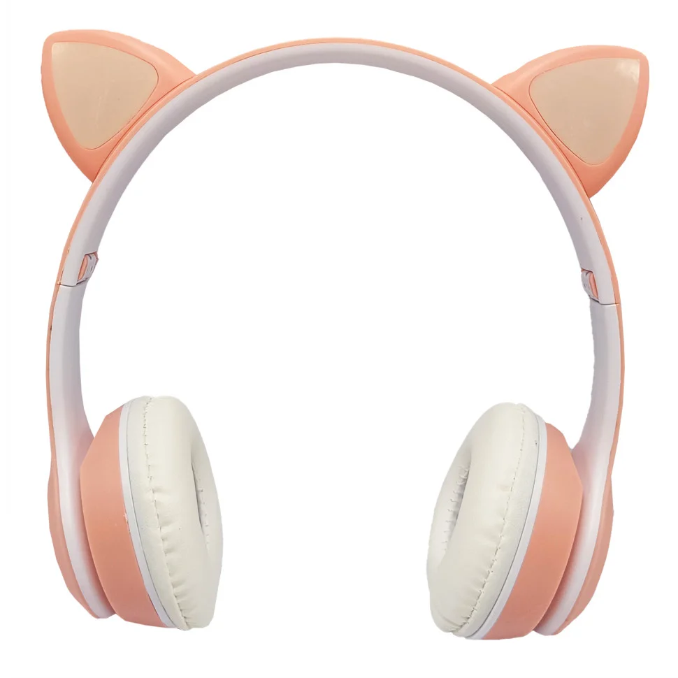 Дитячі навушники з котячими вушками Bambi VIV-23M(Pink)