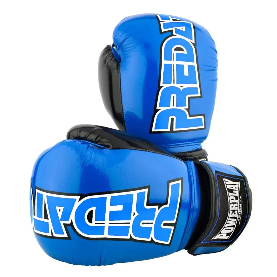 Боксерские перчатки Predator PowerPlay PP_3017_12oz_Blue, Синие карбон 12 унций